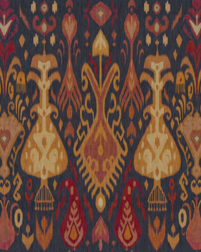Tapet lavabil cu motive boho, Navy Coordonne