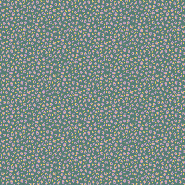Tapet cu imprimeu de leopard Funky Leopard, Turquoise, 5 metri pătrați / rola.