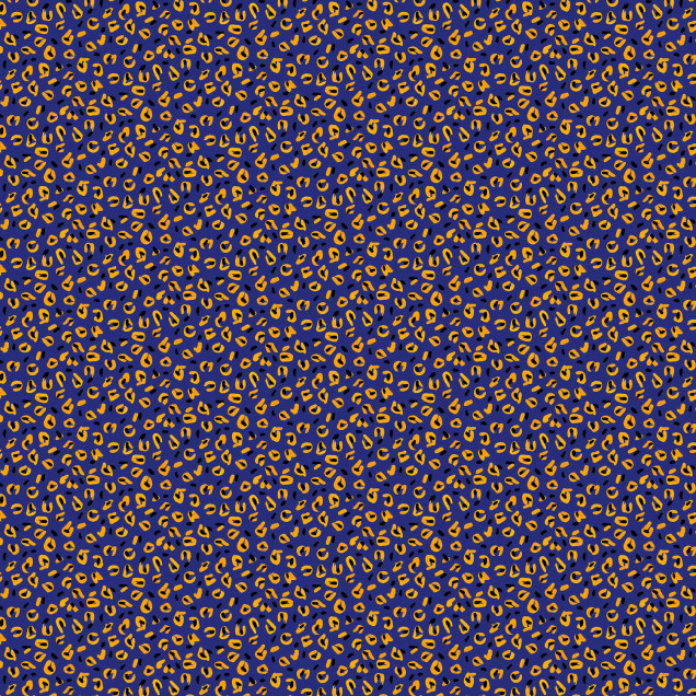Tapet cu model leopard pe fond albastru