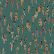Unique People, Turquoise, TresTintas 5mp / rola