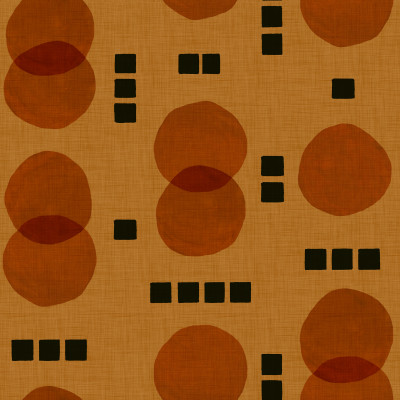 Rebel Dots, Orange, TresTintas 5mp / rola