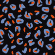 Funky Leopard, Black, TresTintas 5mp / rola