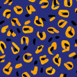 Funky Leopard, Blue, TresTintas 5mp / rola