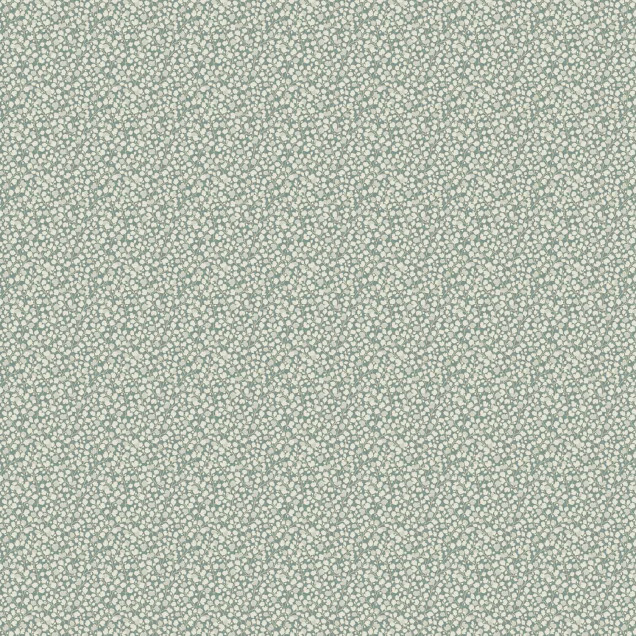 Tapet lavabil cu design modern de frunze alb-argintii pe un fundal verde deschis.