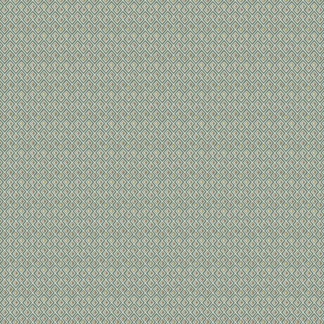 Tapet lavabil Vidriera, Sage, Coordonne, cu un design geometric modern, verde deschis, perfect pentru a adăuga o notă de eleganță și stil oricărei camere.