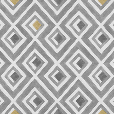 Tapet geometric Vidriera, Plata, Coordonne, cu model in nuante de gri si alb.