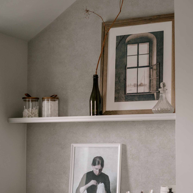 Tapet Riz Single Taupe, culoare Taupe, cu textură subtilă