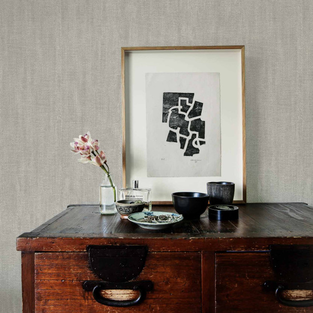 Rulou de Sergé Single Acier, Palette - Tapet lavabil cu design minimalist