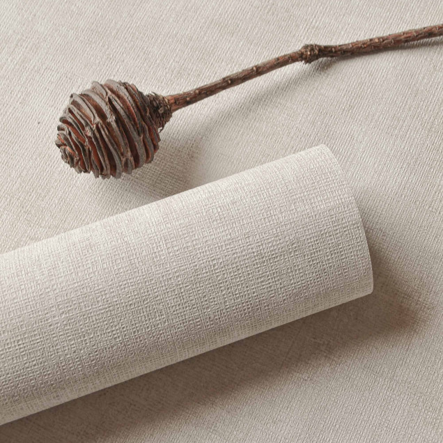Rulou de tapet cu aspect textil, Raphia Single, in nuanta Natur, din colectia Palette, Coordonne.