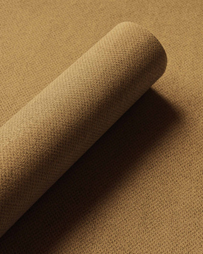 Tapet lavabil, nuanta ocre, cu aspect texturat.