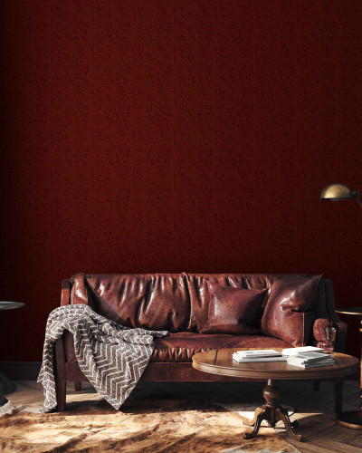 Tapet  roșu  texturat  cu  un  design  elegant,  ideal  pentru  living  sau  dormitor