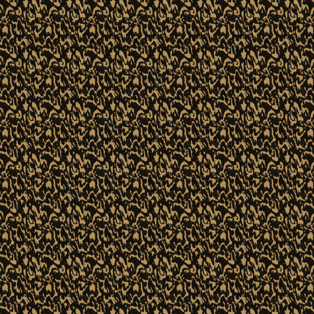 Tapet lavabil Moire Screen, negru, cu un model abstract inedit, decorand un perete accent din casa.