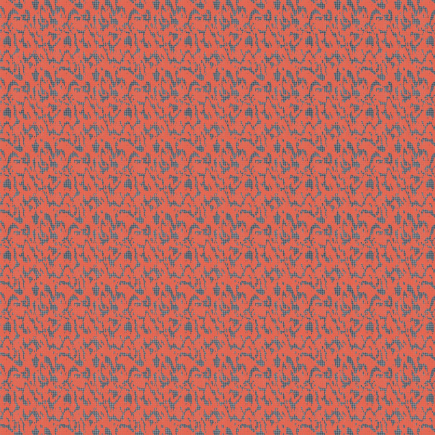 Tapet lavabil Moire Screen - Coral