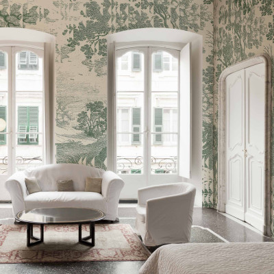 Patch Landscape, Verde  in interior
