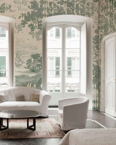 Patch Landscape, Verde  in interior