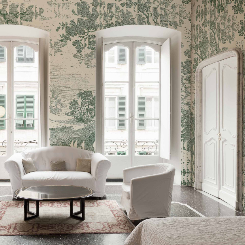 Patch Landscape, Verde  in interior