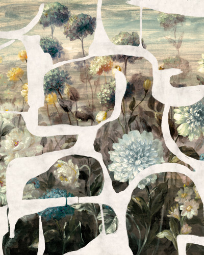Prehistoric Flowers, White, TresTintas