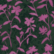 Tapet lavabil Blooming Damask, Fuchsia, TresTintas 5mp / rola