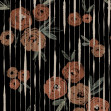 Broken Poppies, Black, TresTintas 5mp / rola