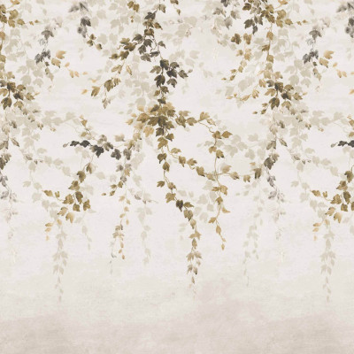 Tapet cu design modern si elegant Vine Shadow, curry, Coordonne