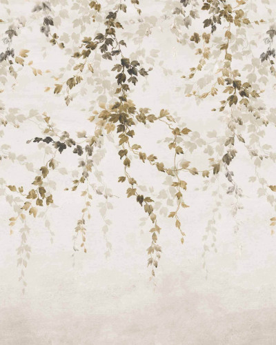 Tapet cu design modern si elegant Vine Shadow, curry, Coordonne