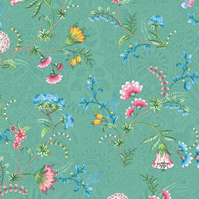 Tapet floral verde menta Pip Studio 5, 300124