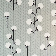 Tapet Sweet Cotton, Grey, Majvillan
