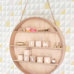 Tapet Katinka, Pink/Yellow, Majvillan