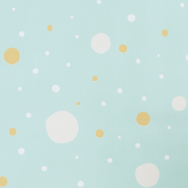 Confetti Turquoise - tapet cu design modern și vesel, perfect pentru a crea un spațiu unic și plin de viață în camera copilului.