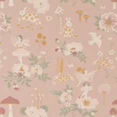 Tapet Old Garden, Dusty Rose, Majvillan