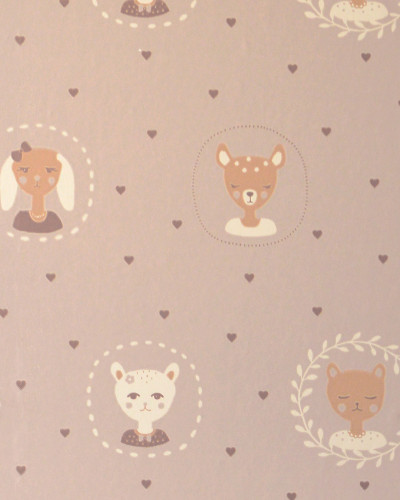 Hearts, Dusty Warm Lilac, Majvillan