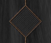 Tapet designer Cane Webbing, MRV Diamond, Black by Mr & Mrs Vintage, NLXL, 4,87m2/rolă