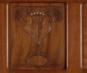Tapet designer Wainscoting, Carved Wood Brown by Mr & Mrs Vintage, NLXL, 2.37mp