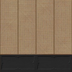 Tapet designer Wainscoting, Black by Mr & Mrs Vintage, NLXL, 2.37mp/rola