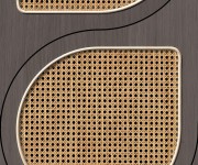 Tapet designer VOS Drops Cane Webbing, Grey by Roderick Vos, NLXL, 4.87mp/rola