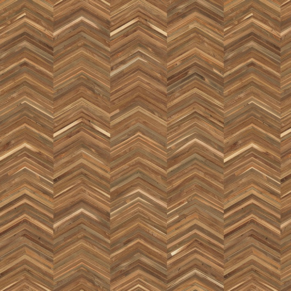 designer Timber Strips Teak on Teak Chevron by Piet Hein Eek, NLXL, 4.9mp / rola