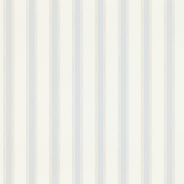 Tapet lavabil Gustav Light Blue cu dungi subtile, de culoare albastru deschis.