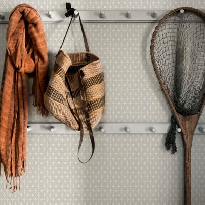 Tapet lavabil Einar Grey cu design clasic si elegant in nuante de gri