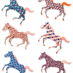 Tapet pentru copii Horses - studio ditte