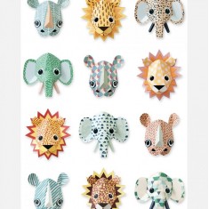 Tapet pentru copii Cool Wild Animals - studio ditte