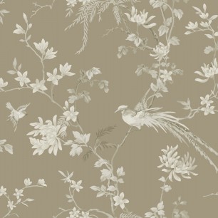 Tapet Bird And Blossom Chinoserie, glint, York Wallcoverings, 5.6mp / rola