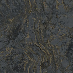 Tapet Polished Marble, negru, York Wallcoverings, 5.6mp / rola
