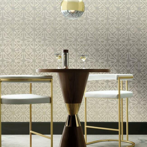 Empire Diamond, bej/argintiu, York Wallcoverings, 5.6mp / rola