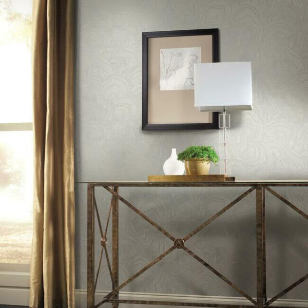 Geodes, taupe, York Wallcoverings, 5.6mp / rola