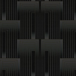 Tapet Vanishing, negru/cupru, York Wallcoverings, 5.6mp / rola