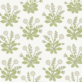 Tapet Meadow Flowers, Alb, York Wallcoverings, 5.6mp / rola