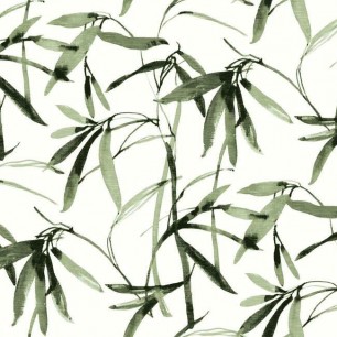 Tapet Bamboo Ink, verde/negru, York Wallcoverings, 5.6mp / rola