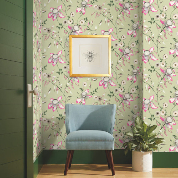 Dream Blossom, Verde Deschis, York Wallcoverings, 5.6mp / rola