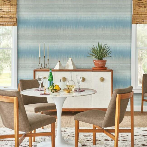 Desert Textile, Albastru, York Wallcoverings, 5.6mp / rola