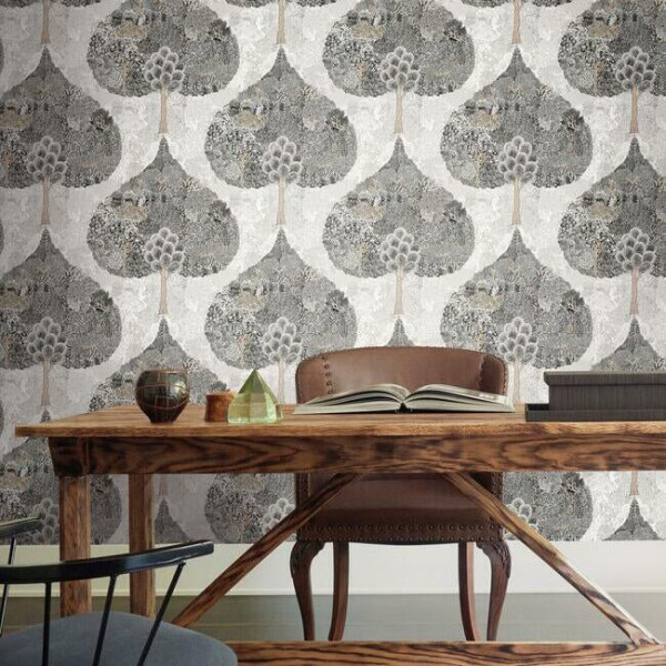 Mystic Forest, Negru, York Wallcoverings, 5.6mp / rola